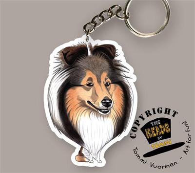 Sleutelhanger Shetland Sheepdog | The Heads