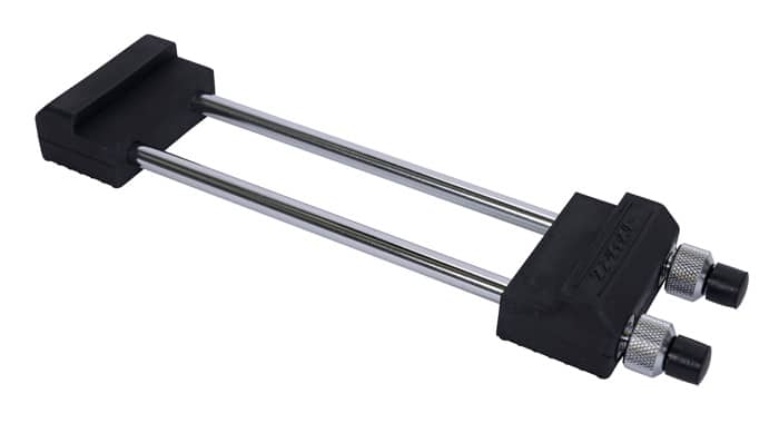 Slijpsteen Houder - Zwart Rubber en Metaal - 28.6 x 7 x 3cm | Tokyo Design Studio