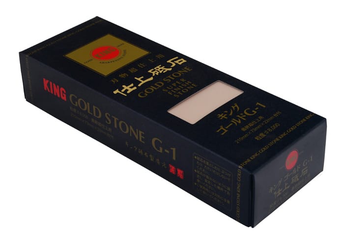 Slijpsteen voor Japanse messen - King Gold Stone G-1 - 21 x 7