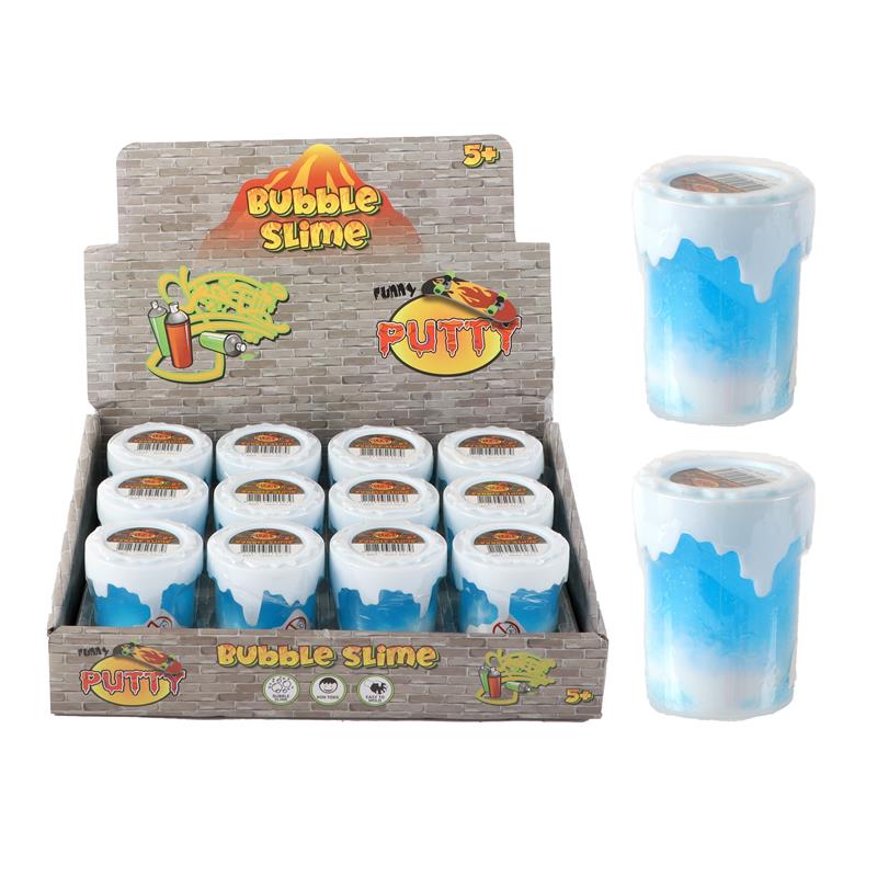 Slime/putty bubble 2-kleurig 70 gram | Merkloos
