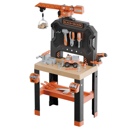 Smoby Black + Decker Bricolo Builder speelgoed werkbank | Smoby