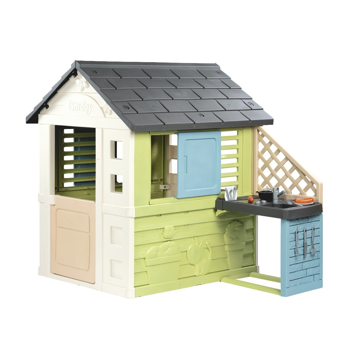 Smoby Nature speelhuis met keuken | Smoby