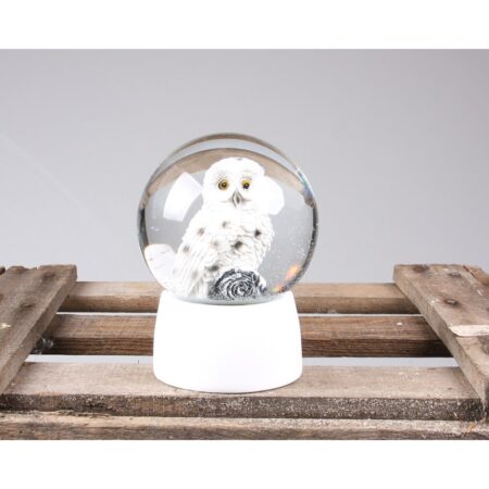 Sneeuwbol sneeuwuil 8 cm | Z