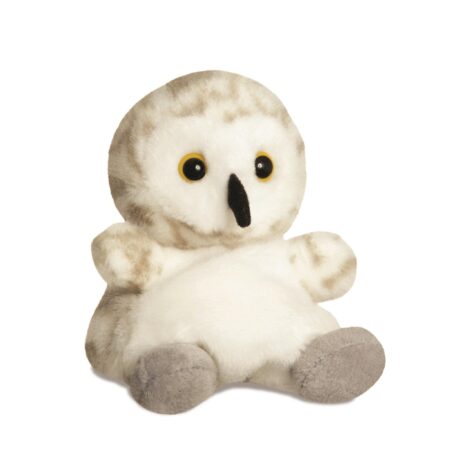 Sneeuwuil knuffeltje - 13 cm | Palm Pals