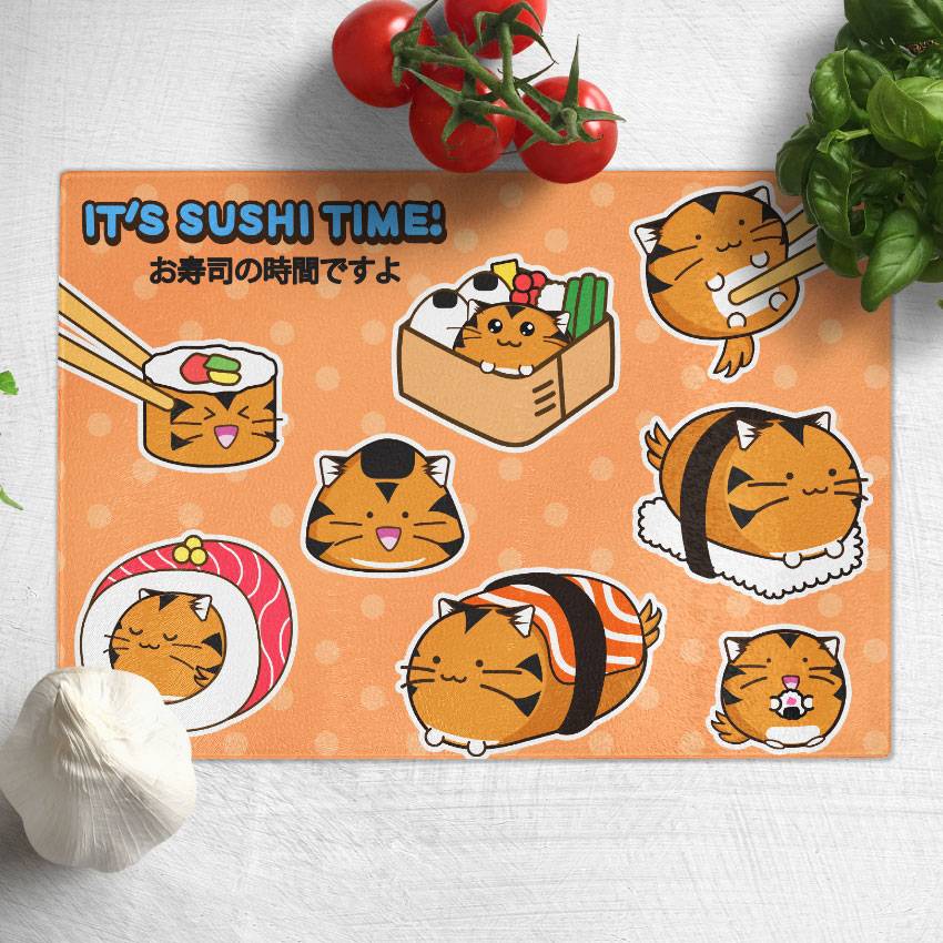 Snijplank - It's sushi time | Fuzzballs