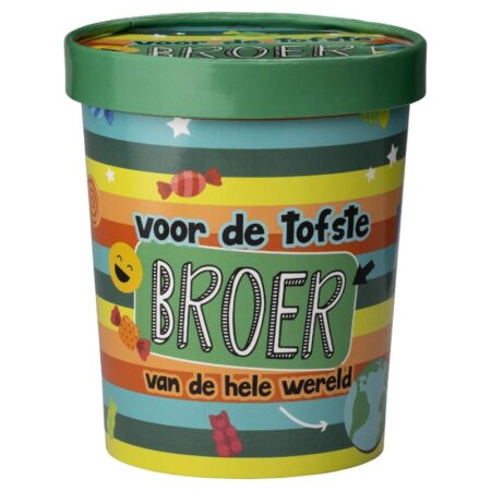Snoepbeker Ø12x14cm - Broer | Paperdreams