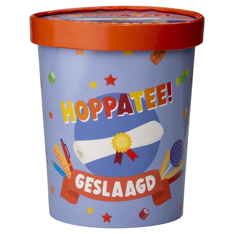 Snoepbeker Ø12x14cm - Geslaagd school | Paperdreams