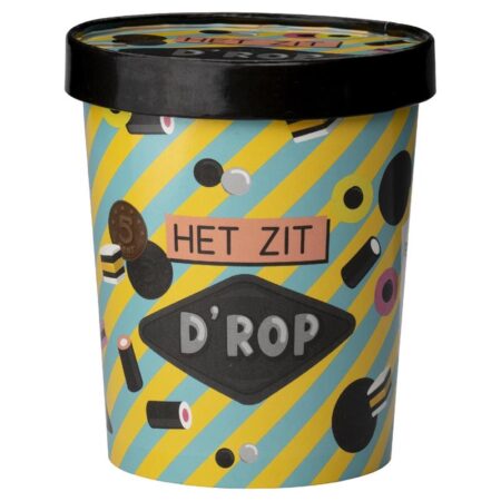 Snoepbeker Ø12x14cm - Het zit d'rop | Paperdreams