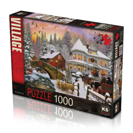 Snowy Day legpuzzel 1000 stukjes | KS Games