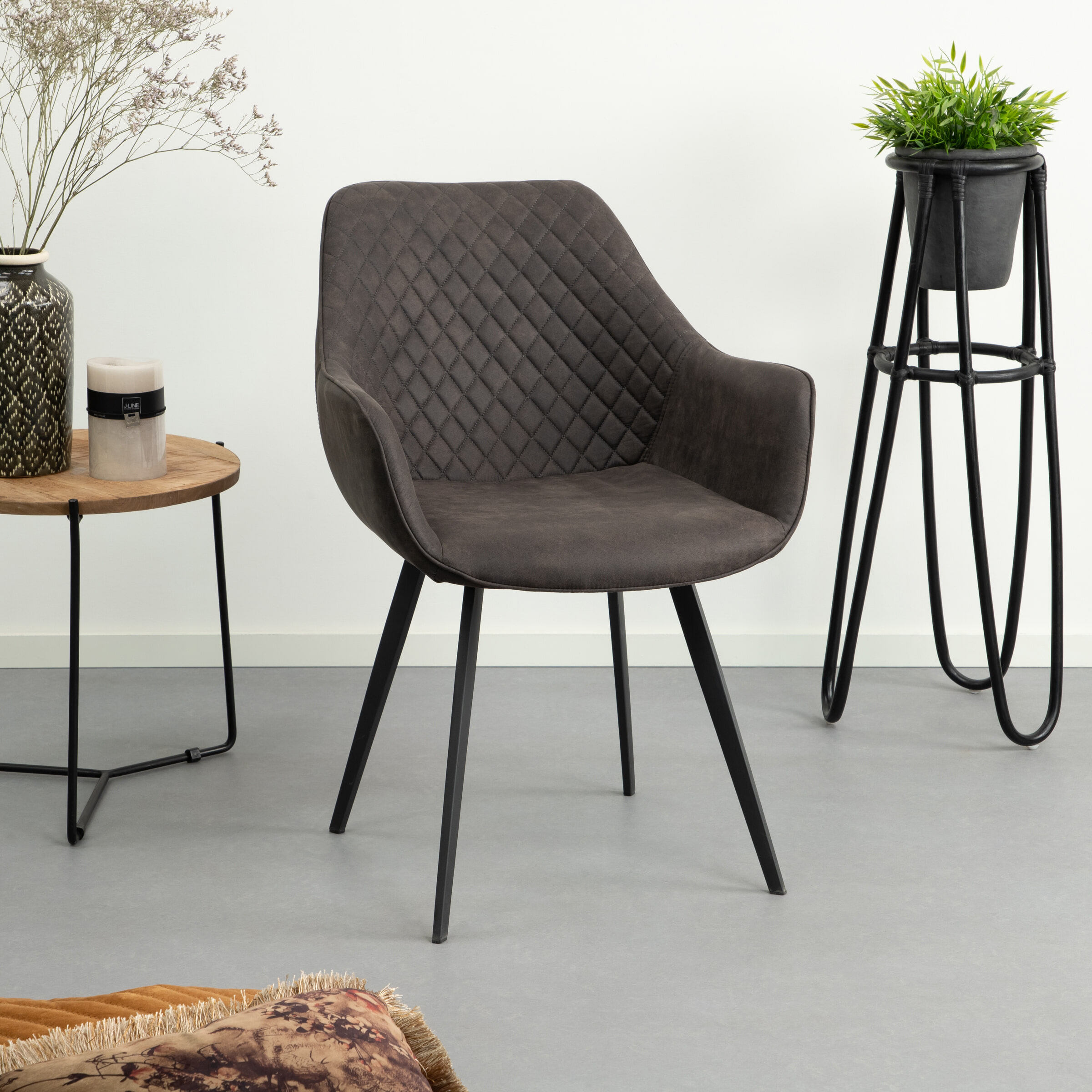 Sohome Eetkamerstoel Ayla - Antraciet | Sohome