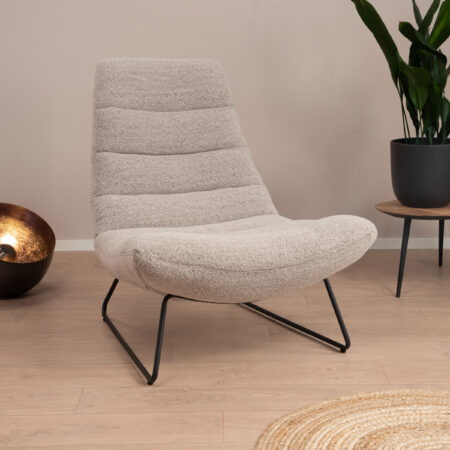 Sohome Fauteuil Otis Bouclé - Beige | Sohome