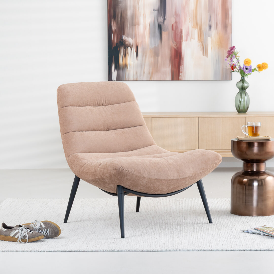 Sohome Fauteuil Otis Chenille - Rosewood | Sohome