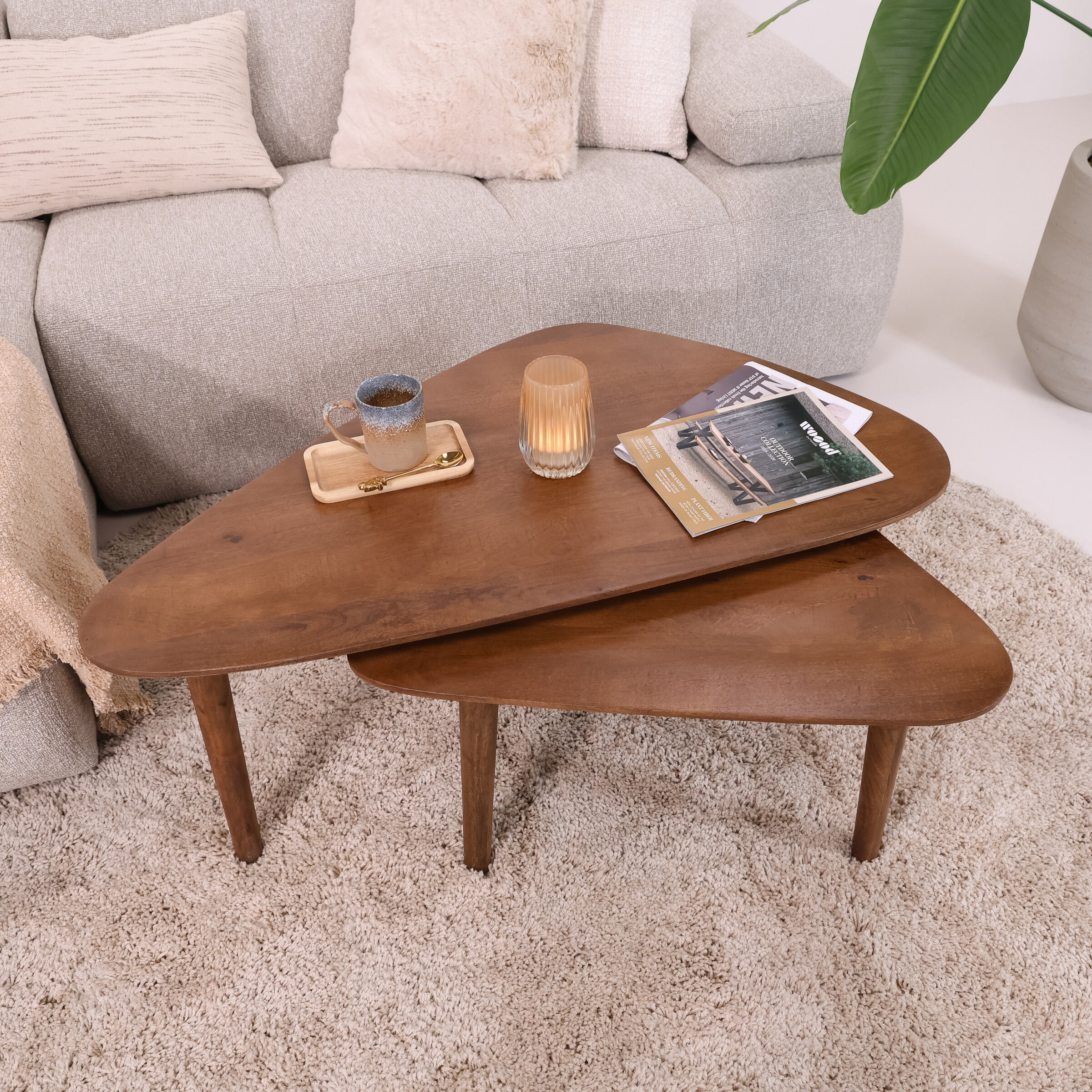 Sohome Organische Salontafel Yaden Mangohout