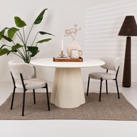 Sohome Ronde Eettafel Scottie Beton
