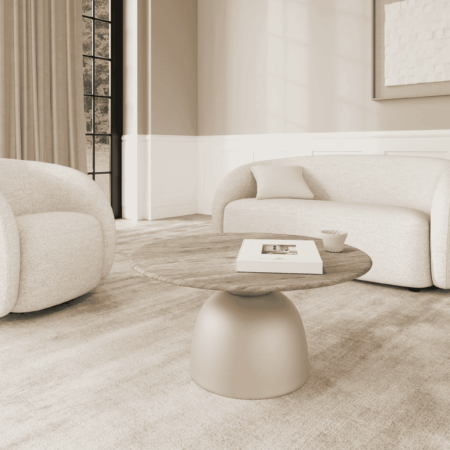 Sohome Ronde Salontafel Charis Marmer