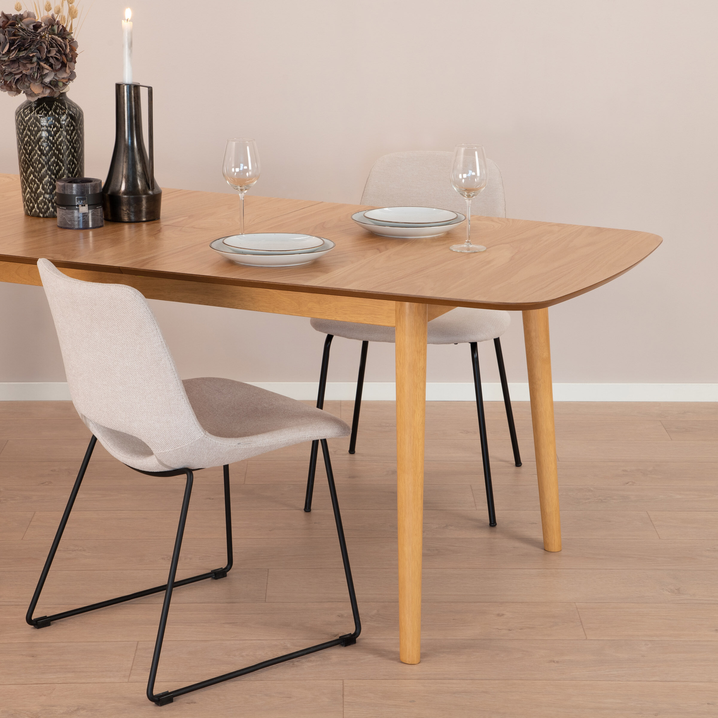 Sohome Uitschuifbare Eettafel Montreux Eiken