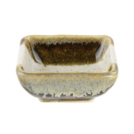 Sojasaus Schaaltje Bruin/Grijs - 7.5 x 7.5 x 3cm | Tokyo Design Studio