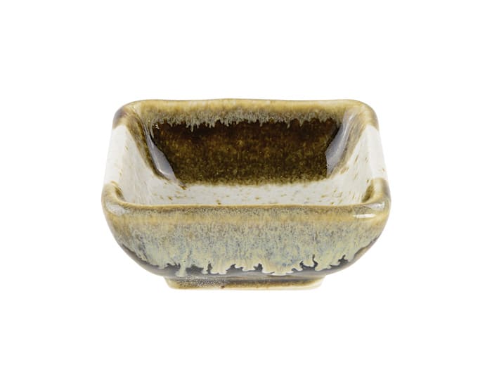 Sojasaus Schaaltje Bruin/Grijs - 7.5 x 7.5 x 3cm | Tokyo Design Studio