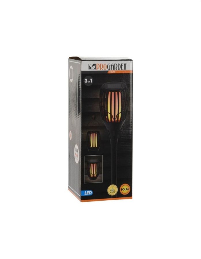 Solar Fakkel Zwart H78Cm Flame | Progarden
