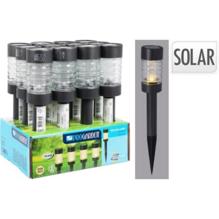 Solarlamp Antraciet Rvs+glas |