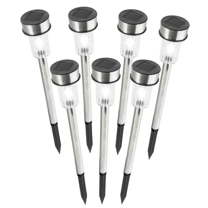 Solarlamp Rvs 7 Stuks |