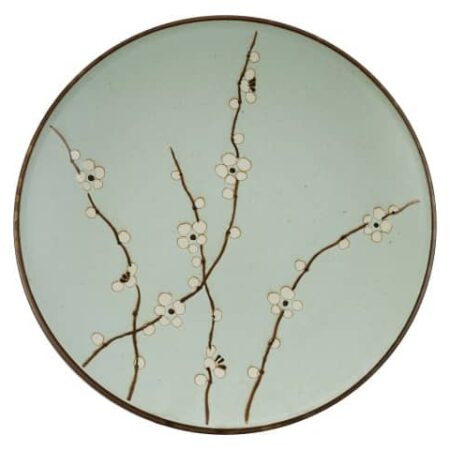 Soshun Bord 29 cm - Tokyo Design Studio - Lichtblauw met Kersenbloesem | Tokyo Design Studio