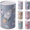 Spaarpot met kinderafbeelding 8x8x13cm | Merkloos