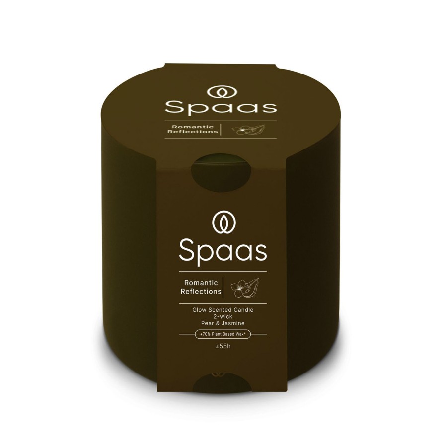 Spaas Glow Geurkaars 2-wiek 55u - Romantic Reflections | Spaas