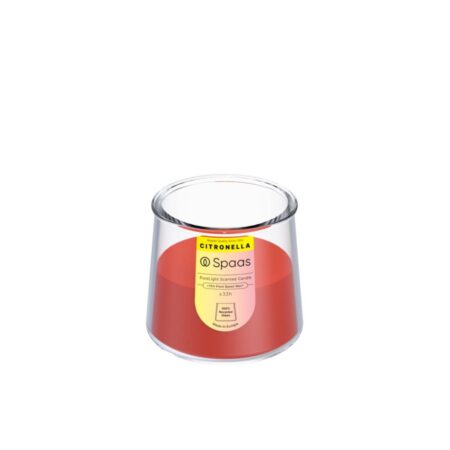 Spaas Purelight Geurkaars - Citronella Vivid Red | Spaas