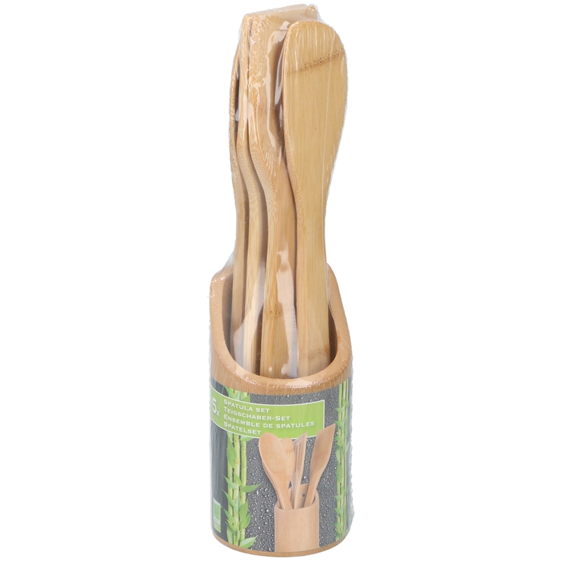 Spatelset bamboe 5-delig | Lifetime Cooking
