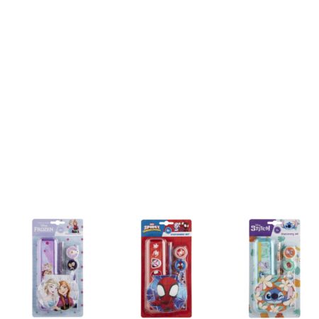 Spidey/Stitch/Frozen Stationaryset 6-dlg | Disney