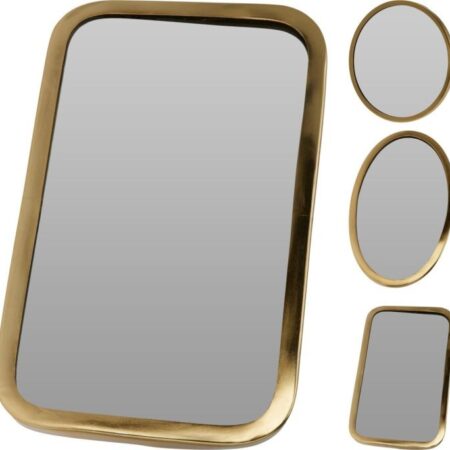 Spiegel Metalen Gouden Rand |