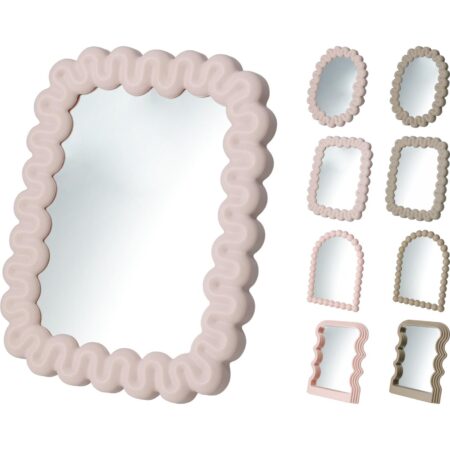 Spiegel glas met pp 22x17x3cm | Home & Styling
