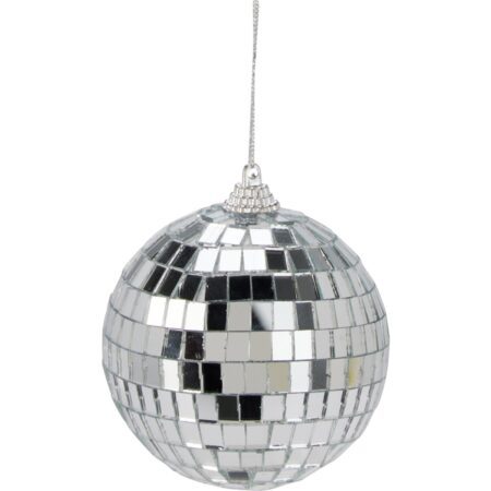 Spiegelbal 8cm zilver glas | Home & Styling