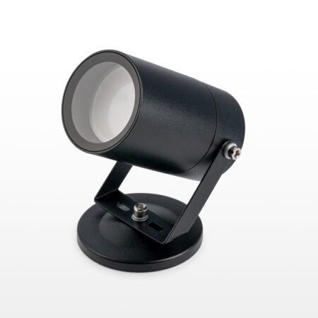 Spikey LED Wandlamp - Wandspot - Vlonderspot - GU10 fitting - IP65 waterdicht - Voor binnen en buiten - Zwart | HOFTRONIC