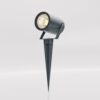 Spikey LED prikspot - GU10 5 Watt 400 lumen - Dimbaar - Kantelbaar - 3000K warm wit - IP65 Waterdicht - Antraciet - Tuinspot - Pinspot | HOFTRONIC