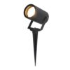 Spikey LED prikspot - GU10 fitting - Wandspot - IP65 Waterdicht - Dimbaar - Kantelbaar - Grondspies - Zwart - Tuinspot | HOFTRONIC