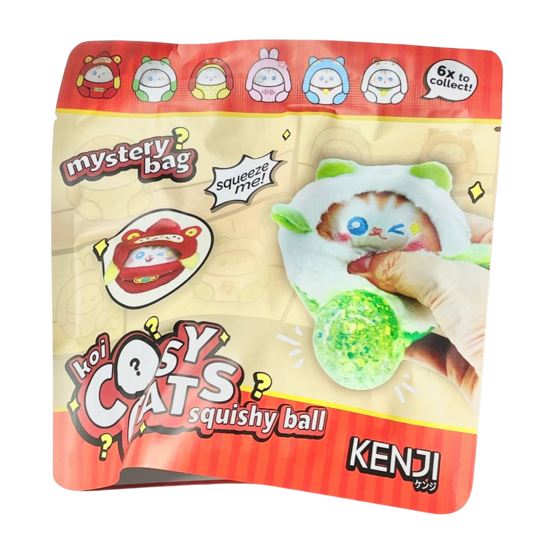 Squishy ball mystery bag - Cosy Cats | Kenji