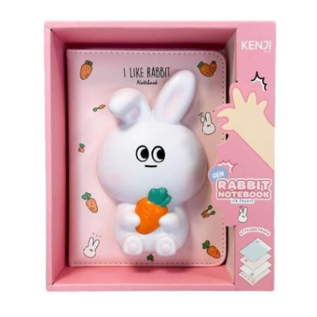 Squishy notebook A5 - Konijn | Kenji