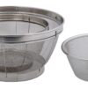 Stalen Zeef Manden Set - 15/19/25cm - 3 Stuks | Tokyo Design Studio