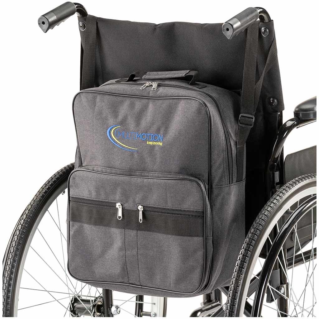 Standaard rolstoeltas donkergrijs | MultiMotion | Tas achterkant | Universeel instelbaar | 10040014 | MultiMotion