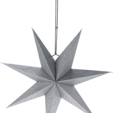 Ster Papier 45cm Zilver |