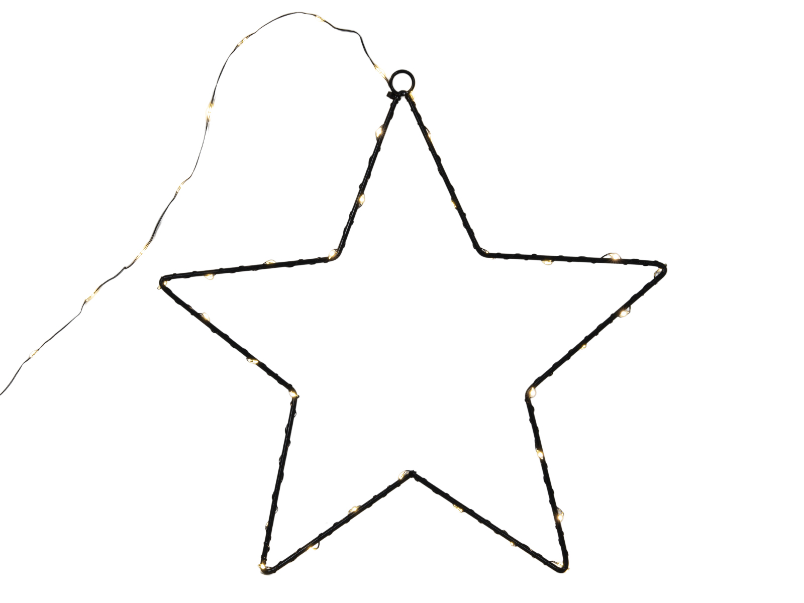 Ster metaal 50 LED 40cm warm-wit | Svenska Living
