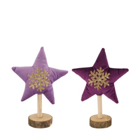 Ster polyester op standaard 17x6x23cm | Dijk Natural Collections