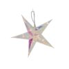 Ster34cm 15LED timer 2xAA iriserend | Svenska Living