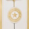 Sterretje Nummer 2 Goud (Wit Classic Goldstuck) |