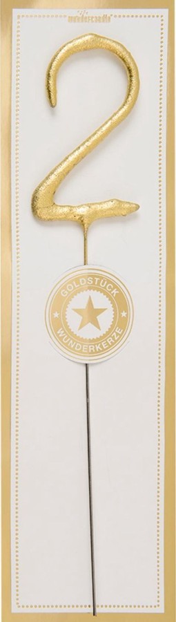 Sterretje Nummer 2 Goud (Wit Classic Goldstuck) |