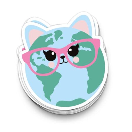Sticker Cat World | Studio Inktvis