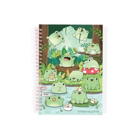 Stickerboek A5 - Frogs | CutieSquad