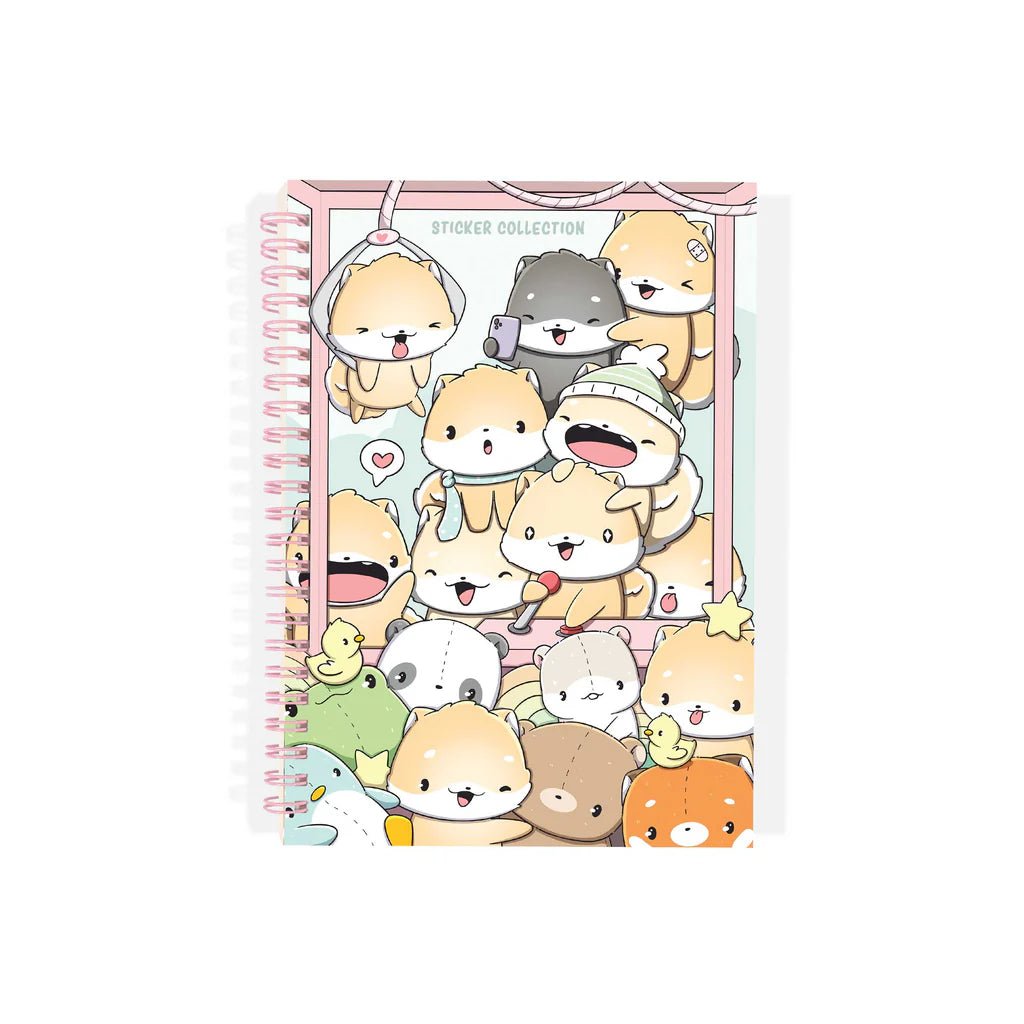 Stickerboek A5 - Shiba Clawmachine | CutieSquad